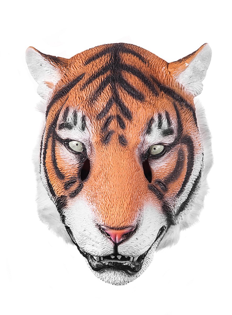 Siberian Tiger Latex Full Mask - maskworld.com