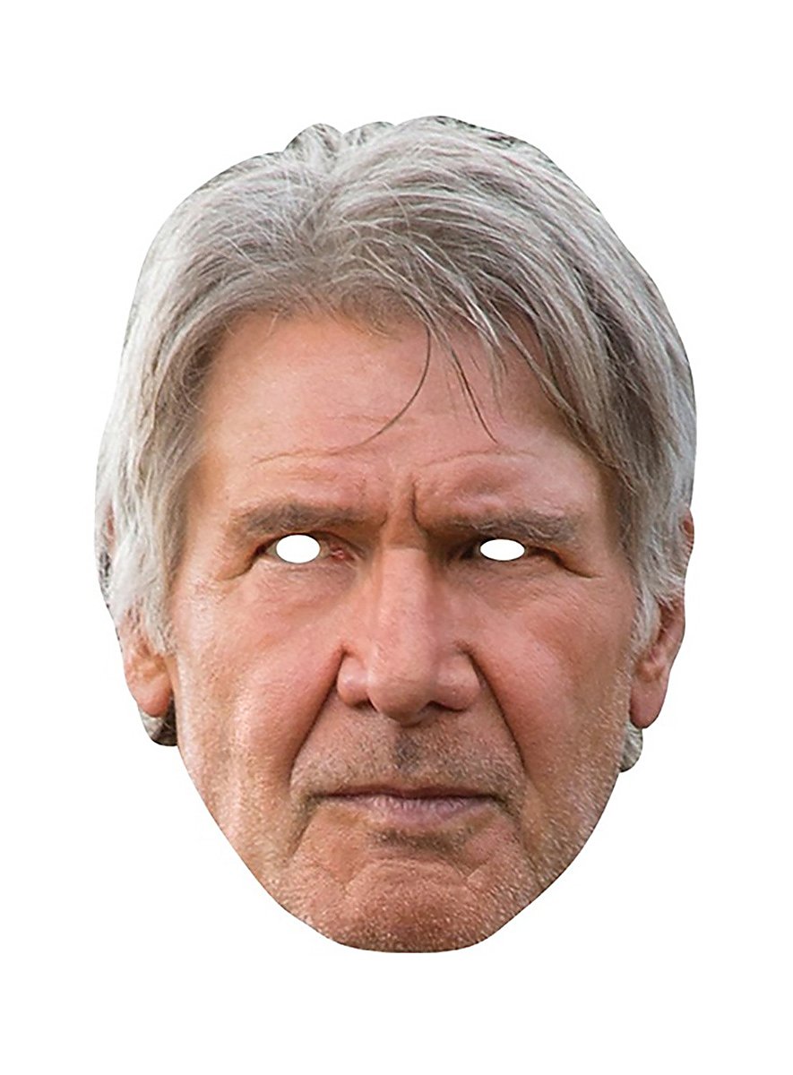 Star Wars Han Solo cardboard mask - maskworld.com