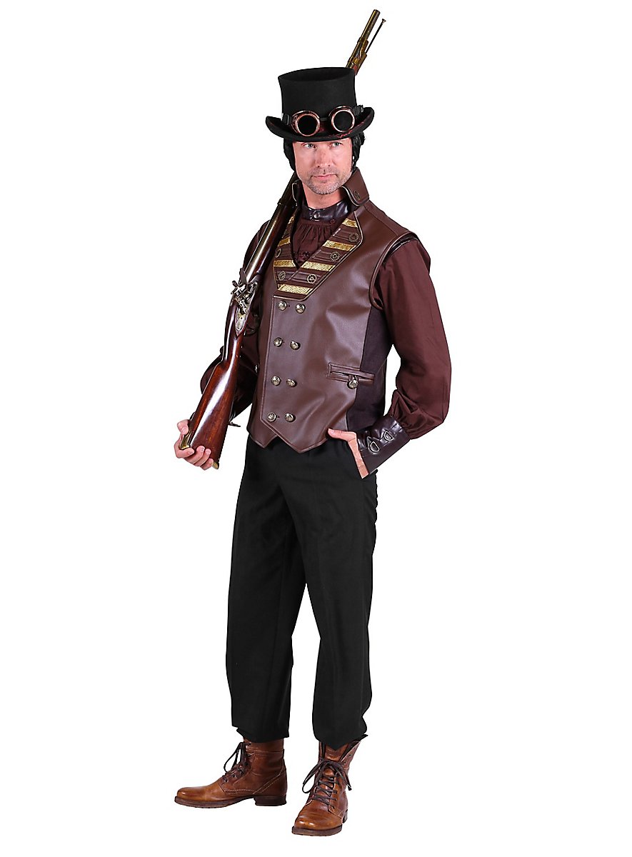 Steampunk Vest Adventurer - maskworld.com