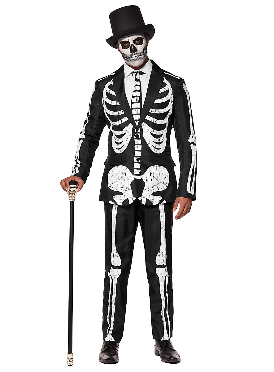 SuitMeister Mister Skeleton Party Suit - maskworld.com