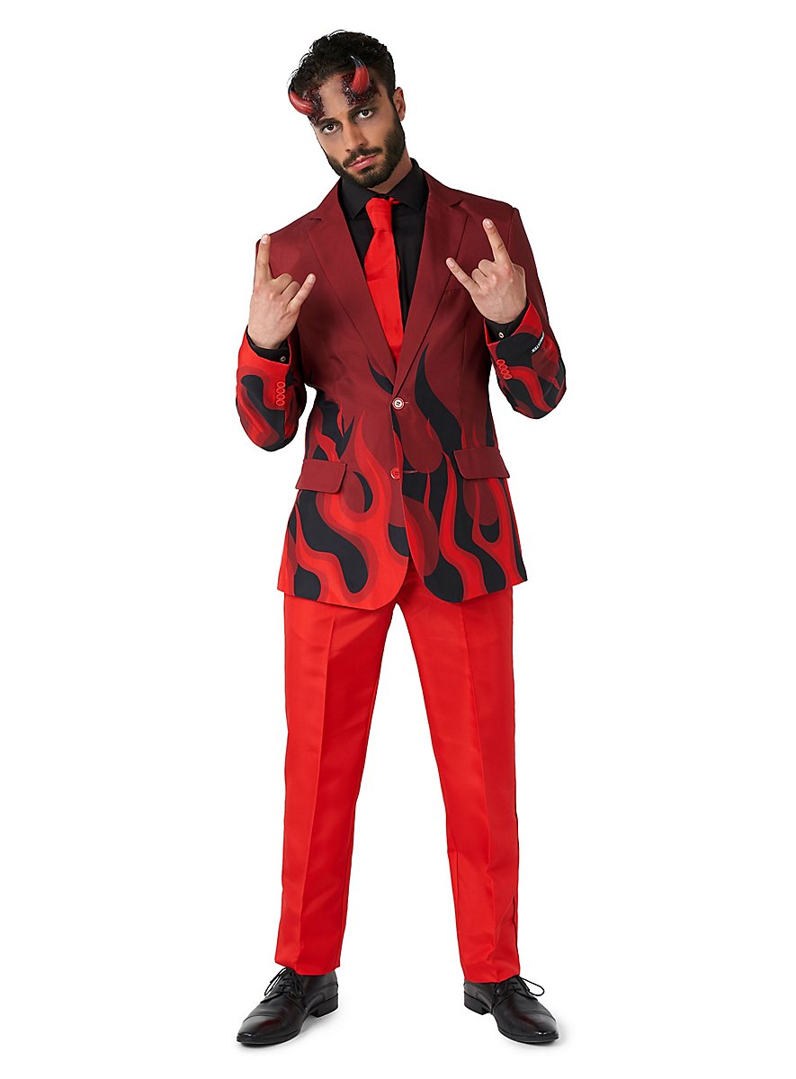 SuitMeister Red Devil Party Suit - Maskworld.com