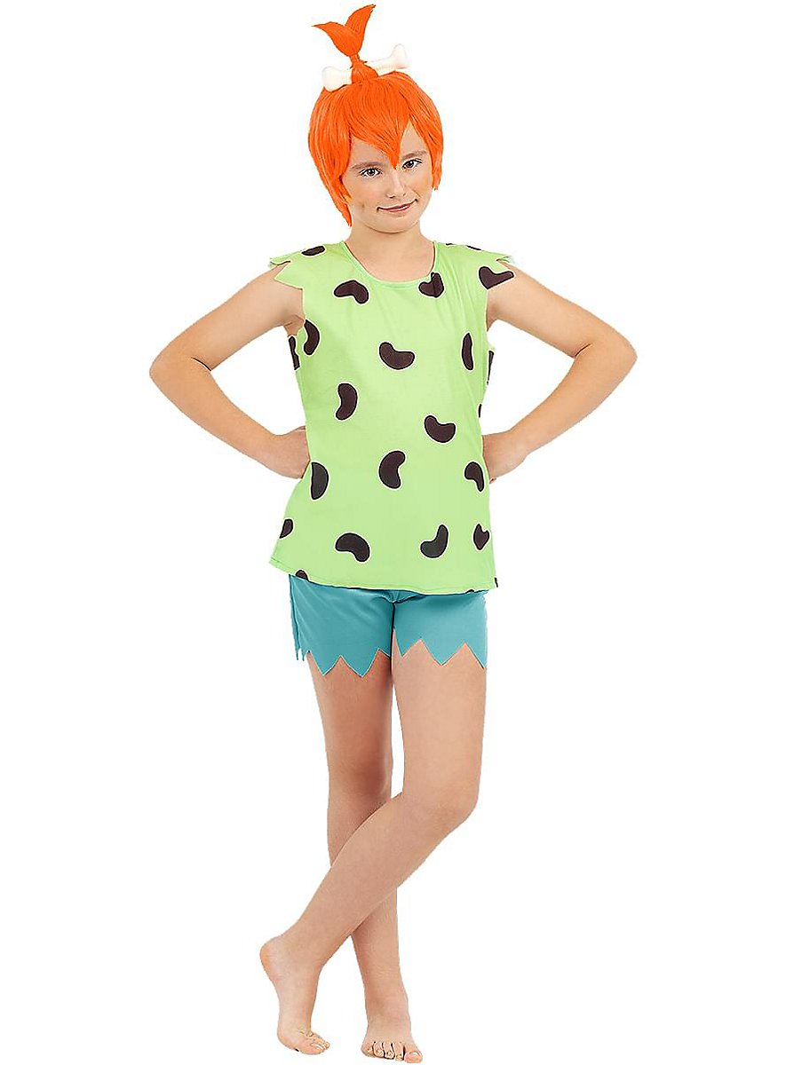 Rubie's The Flintstones Pebbles Costume - Child Small (4-6), Includes Dress, Wig & Leg Covers, Official Licensed Costume