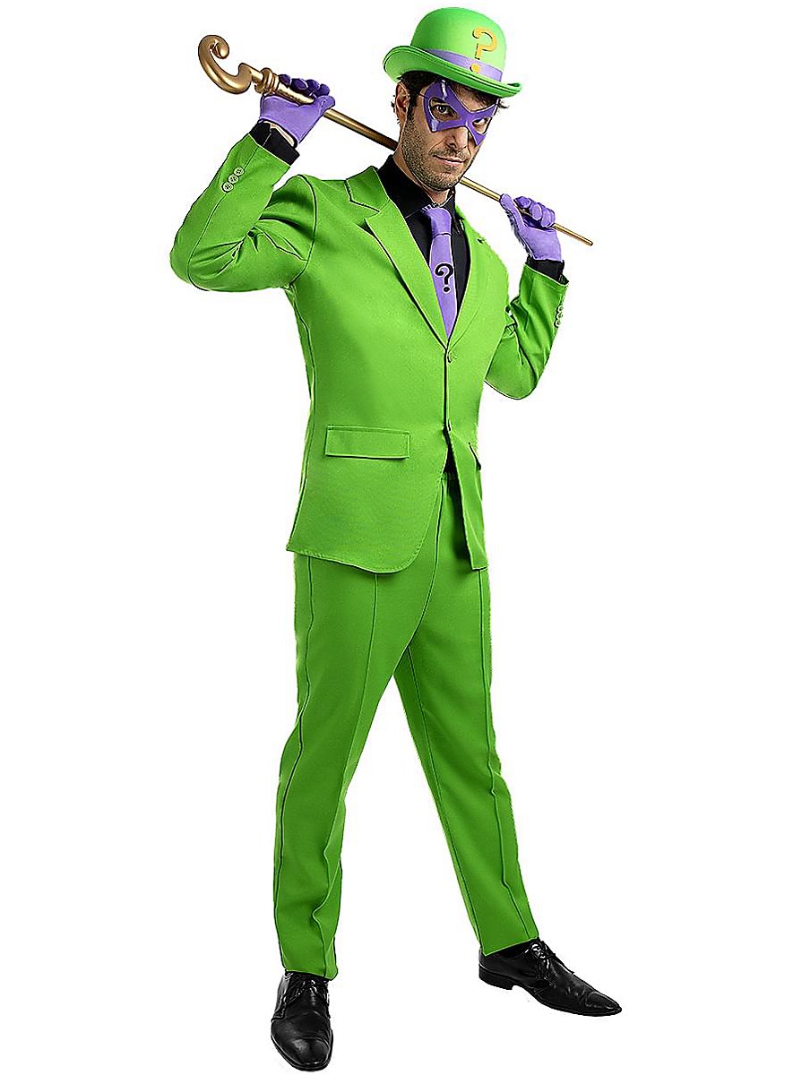 Question Mark Riddler Suit The Riddler - Question Mark Walking Stick - maskworld.com