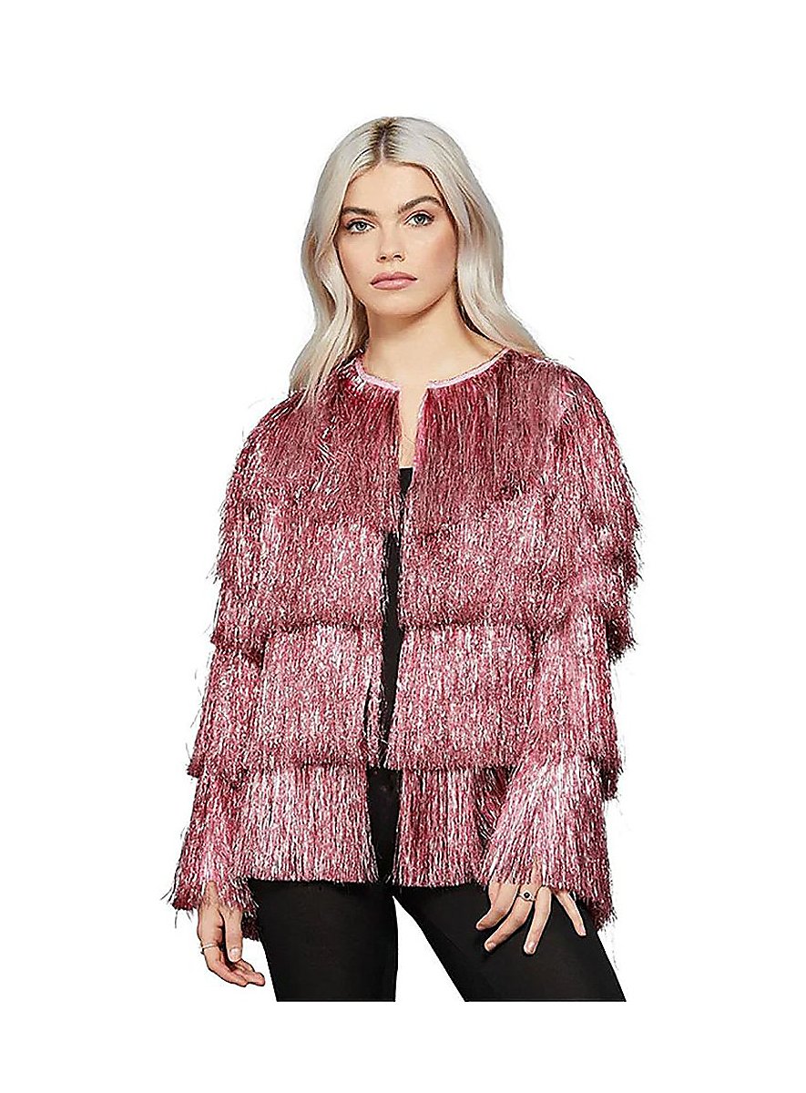 Fever Tinsel Festival Jacket Adult Black