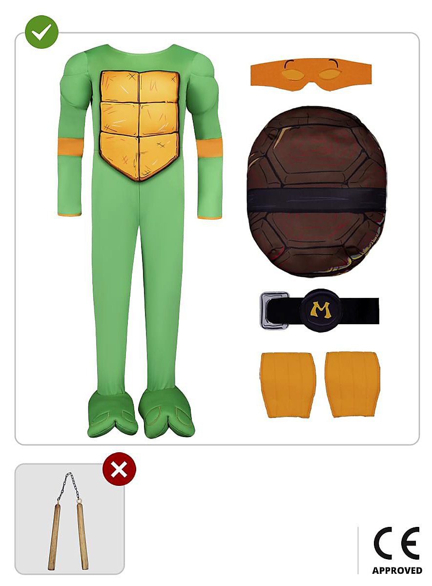 Tortugas Ninja: Caos Mutante, Mascara Disfraz Michelangelo | Meses sin Tortugas Ninja: Caos Mutante, Mascara Disfraz Michelangelo | Meses sin