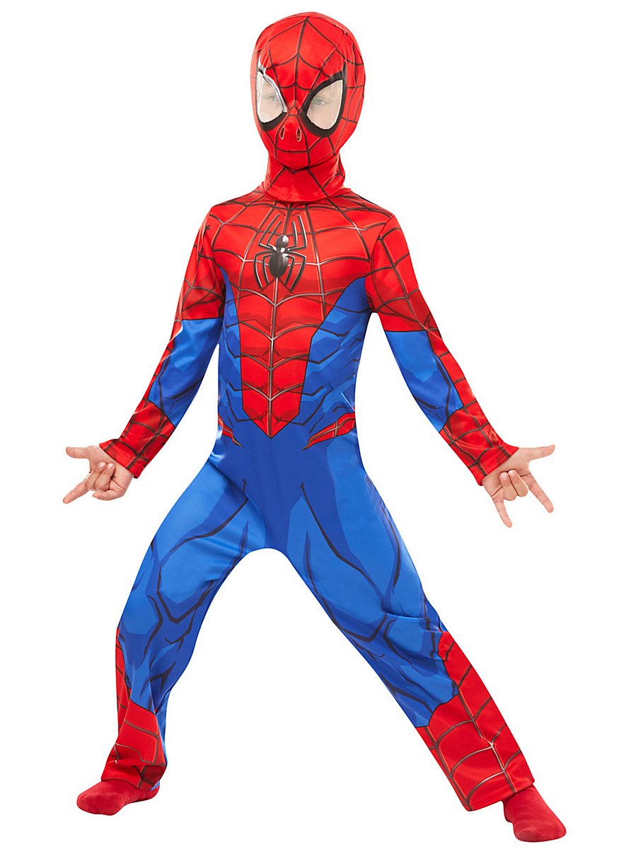 thumbnail image 2 of Marvel's Spider-Man Youth Costume -Chest Stuffed With Polyfill And Fabric Mask. Size M, Size: Medium (8 2 of 12