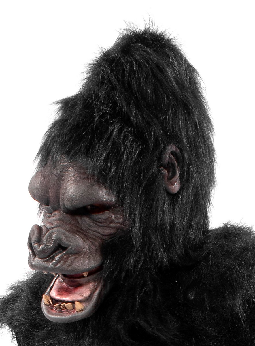 Маска гориллы. Scary Monkey guy. Выступление гориллы в маске