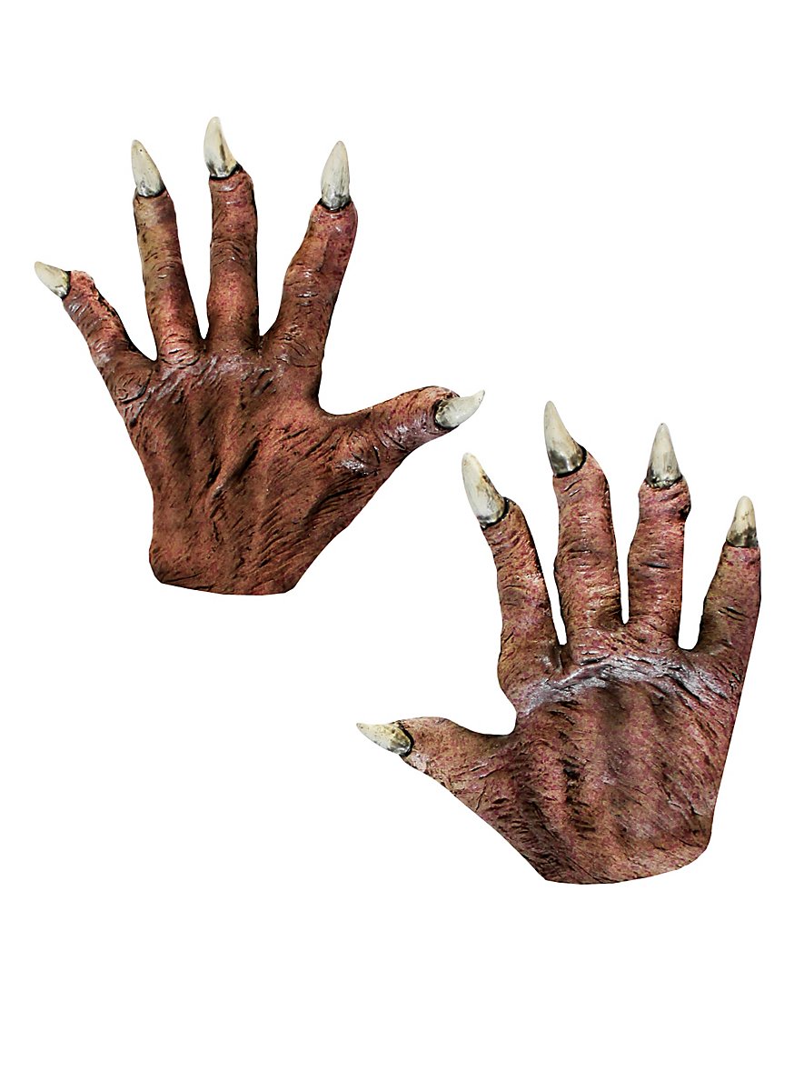 Vampire Hands short made of latex