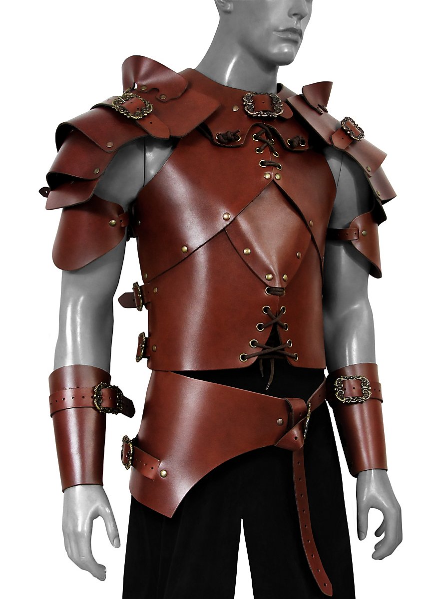 Leather armour set - Rogue, brown - maskworld.com