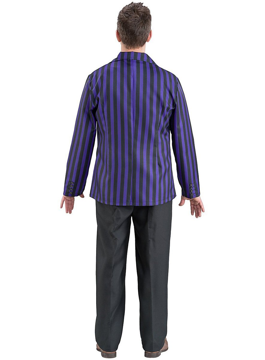Wednesday school uniform black purple for men - maskworld.com