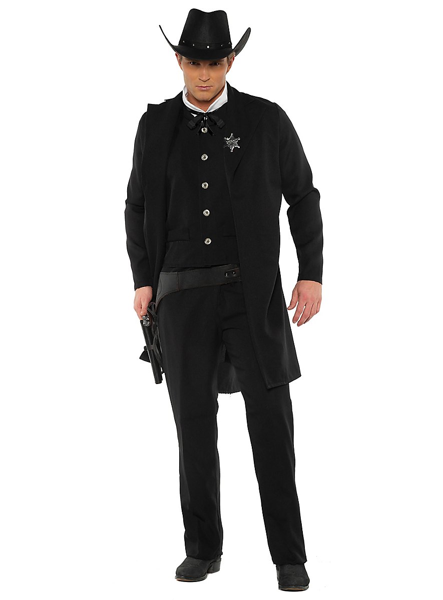 Western sheriff costume black - maskworld.com