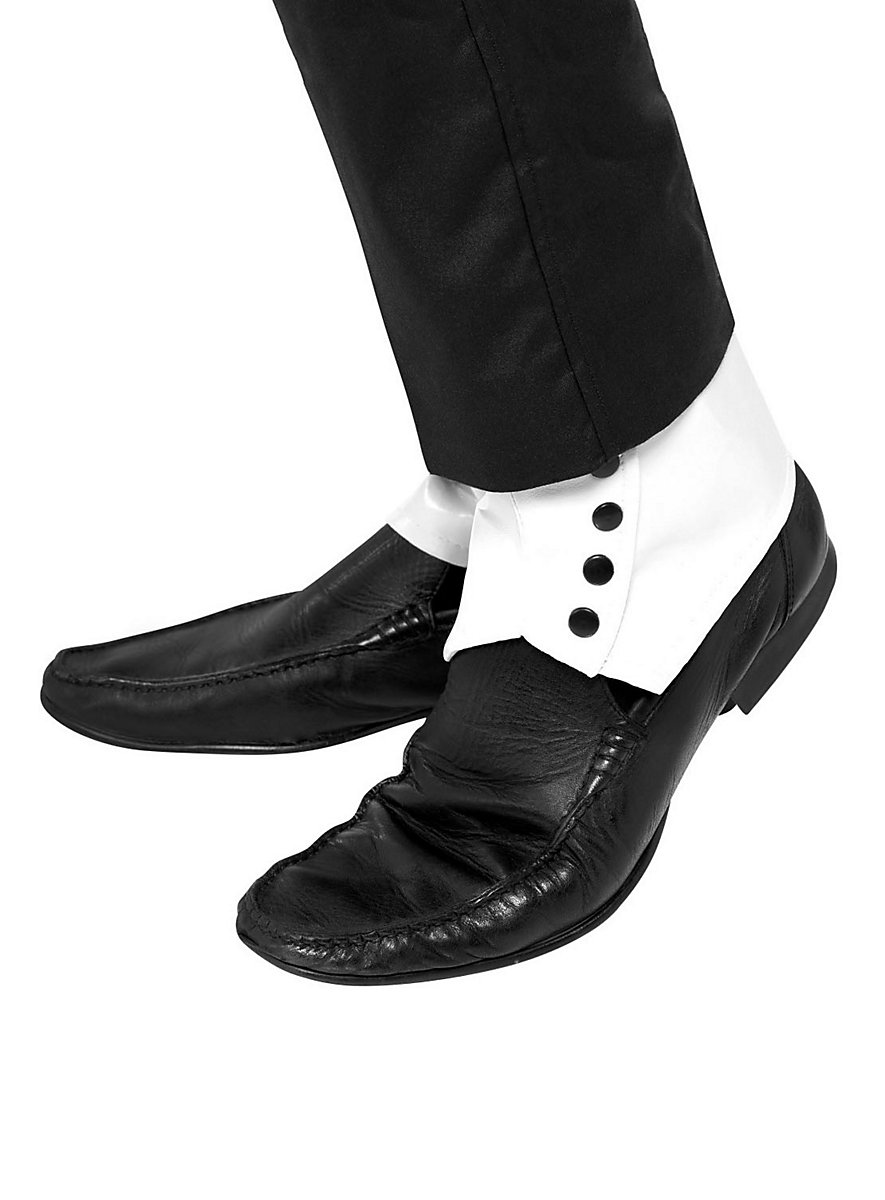 White Gaiters with Buttons