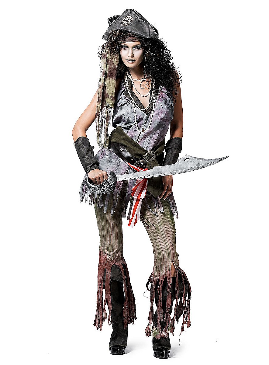Zombie Pirate Lady Costume