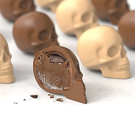 Totenkopf-Eiswürfelform Aus Silikon – 3D Schädel Für Whisky, Cocktails & Mehr