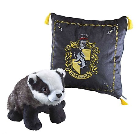Harry Potter Hufflepuff Sticker – 10x10 Cm, Vinyl, Glänzend Weiß, Wasserfest