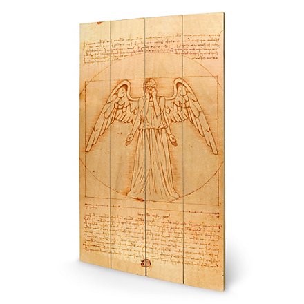 Doctor Who - Holz-Print Weeping Angel