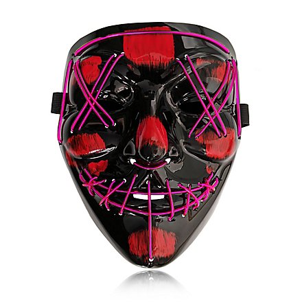 Halloween LED Mask pink