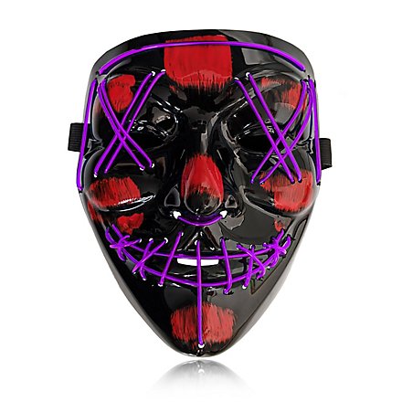 Halloween LED Mask purple