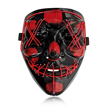 Halloween LED Mask red