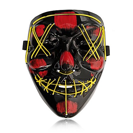 Halloween LED Mask yellow