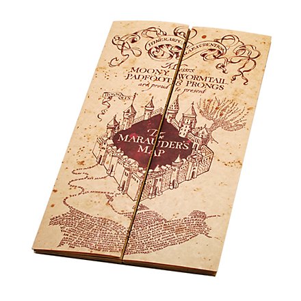Marauders Map Noble Collection Karte des Rumtreibers Replik Harry Potter 