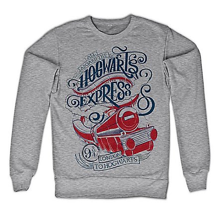 Potter Sweatshirt The Express All Hogwarts Aboard Harry -