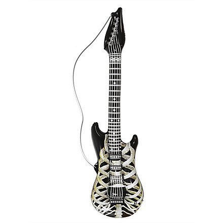 Inflatable skeleton guitar