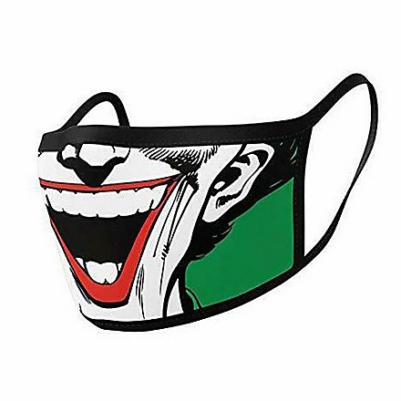 Joker - Joker Grin Stoffmasken Doppelpack