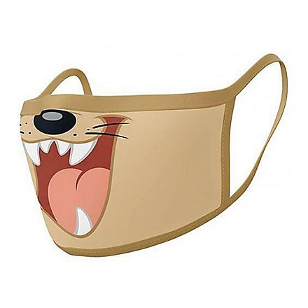 Looney Tunes - Looney Tunes Taz Face Covering Double Pack