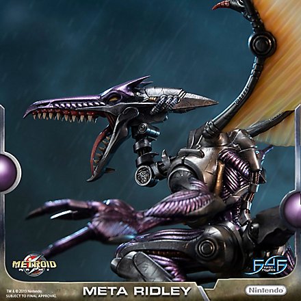 metroid prime meta ridley statue