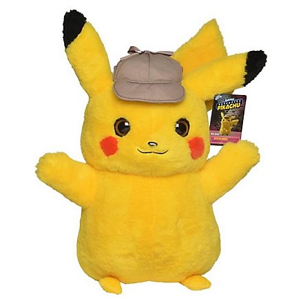 detective pikachu plush realistic