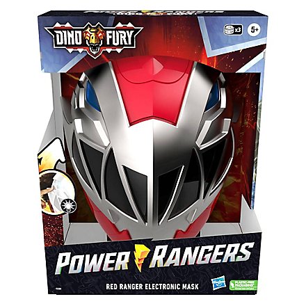 Power Rangers Dino Fury Red Ranger electronic Mask - superepic.com