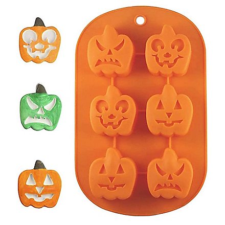 Pumpkins silicone mould for ice cubes and baking 6-grid