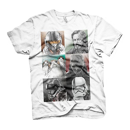 Star Wars 8 - T-Shirt Characters