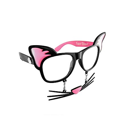 Sun-Staches Cat Party Glasses