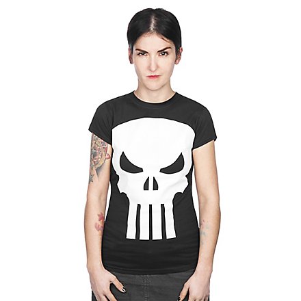 The Punisher Girlie Shirt schwarz