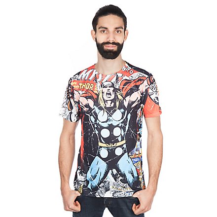 Thor T-Shirt Comic Allover