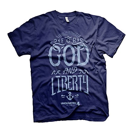 Uncharted 4 - T-Shirt For God And Liberty