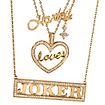 DC - Harley Loves Joker necklace set