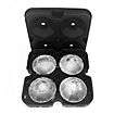 Diamond ice cube silicone mould for ice cubes and for baking 4-grid