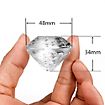 Diamond ice cube silicone mould for ice cubes and for baking 4-grid