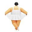 Fat ballerina inflatable costume