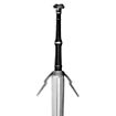 Geralt's silver sword - Wolf heads Larp weapon