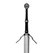 Geralt's silver sword - Wolf medaillon Larp weapon
