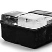 Giant ice cube moulds pair for ice cubes and for baking 6-grid