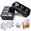 Giant ice cube moulds pair for ice cubes and for baking 6-grid