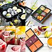 Giant ice cube moulds pair for ice cubes and for baking 6-grid