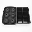 Giant ice cube moulds pair for ice cubes and for baking 6-grid