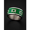 Green Lantern Emblem Ring rotierend grün