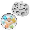 Halloween figures silicone mould for ice cubes and baking 8-grid